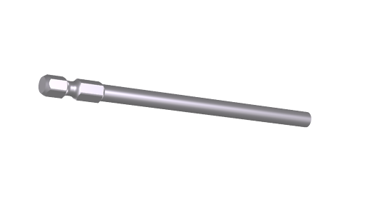 Screw-in bit holder E6.3 8-32x5,56x105
