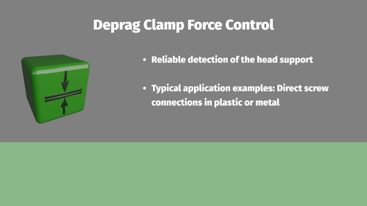 DEPRAG Clamp Force Control
